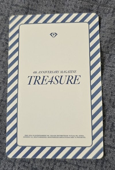 TREASURE 4th ANNIVERSARY MAGAZINE   Park Jeongwoo🐺