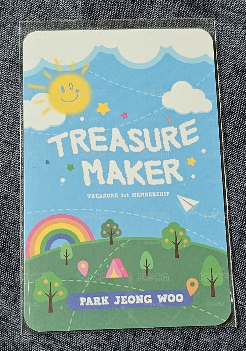 TREASURE 1st TREASURE MAKER MEMBERSHIP PARK JEONGWOO 🐺