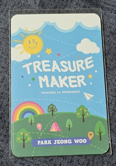 TREASURE 1st TREASURE MAKER MEMBERSHIP PARK JEONGWOO 🐺
