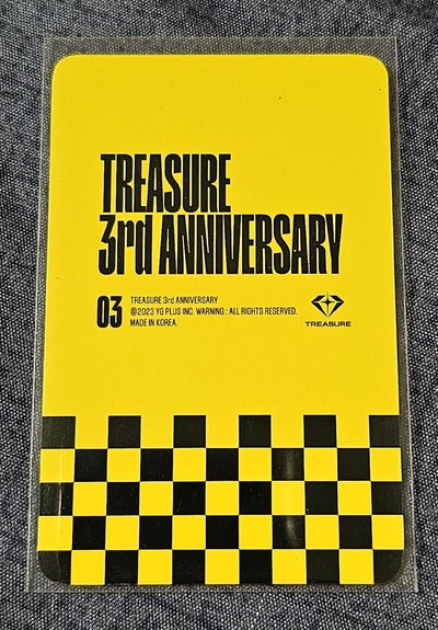 TREASURE 3rd ANNIVERSARY MAGAZINE PARK JEONGWOO 🐺