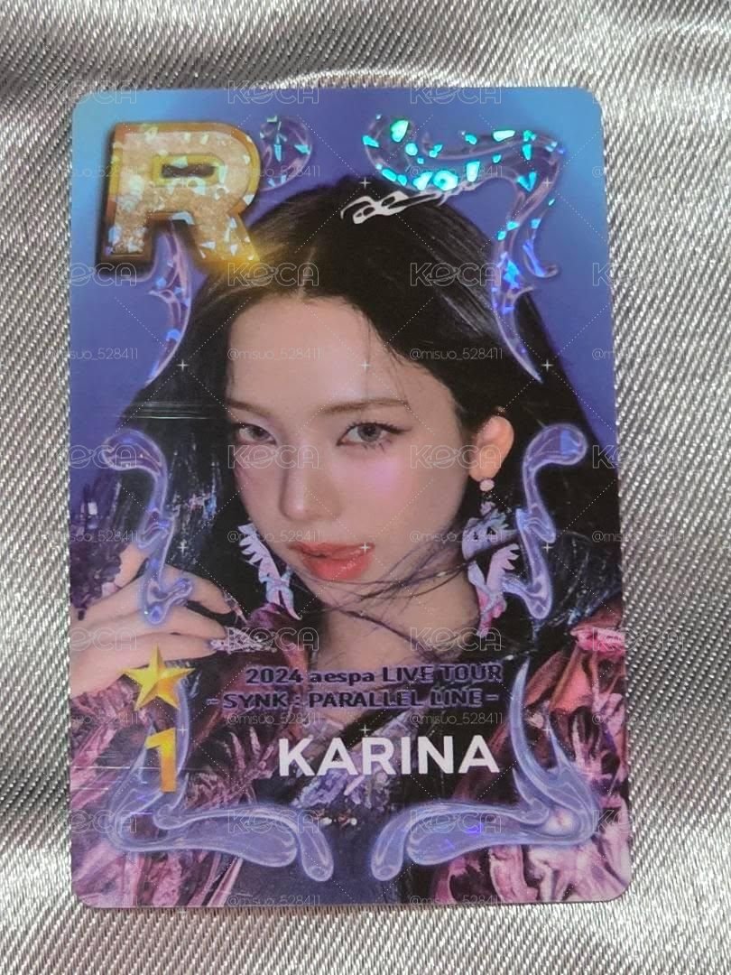 二巡 首爾場 遊戲卡 Karina(客訂) 