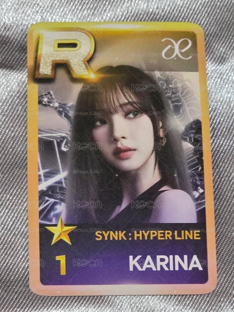 一巡 手環 任務卡 Karina (客訂)