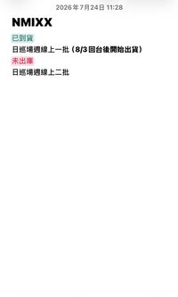 NMIXX進度
