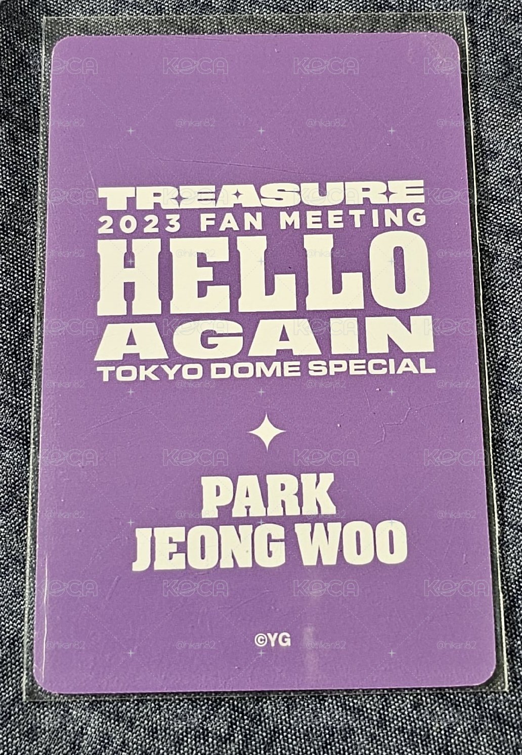 TREASURE 【2023 TREASURE FM~HELLO AGAIN~】PARK JEONGWOO 🐺