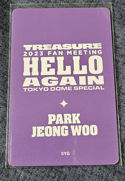 TREASURE 【2023 TREASURE FM~HELLO AGAIN~】PARK JEONGWOO 🐺