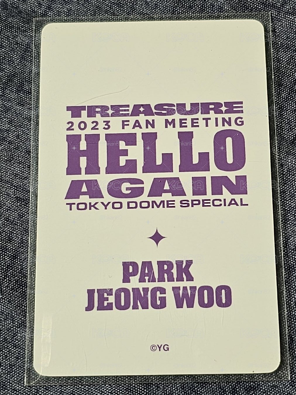 TREASURE 【2023 TREASURE FM~HELLO AGAIN~】PARK JEONGWOO 🐺