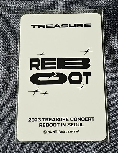 2023 TREASURE CONCERT [REBOOT] IN SEOUL PARK JEONGWOO 🐺