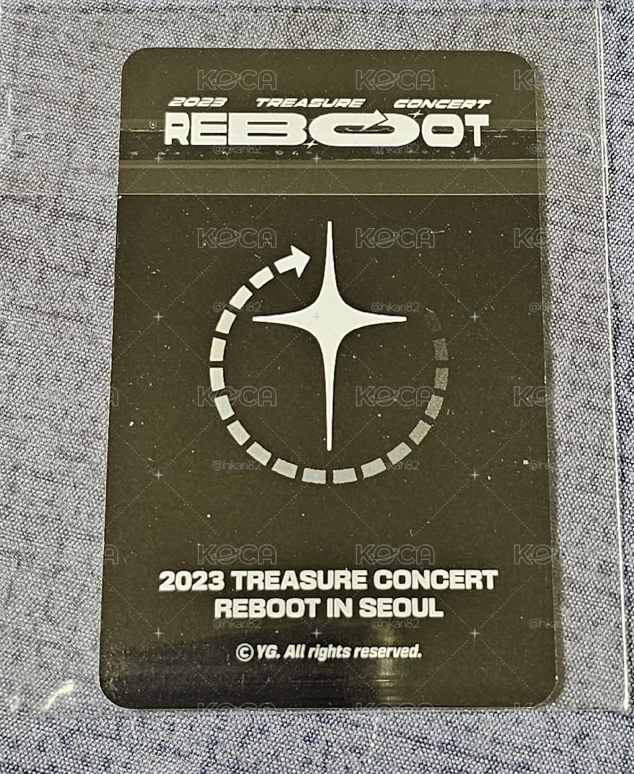 2023 TREASURE CONCERT [REBOOT] IN SEOUL PARK JEONGWOO 🐺