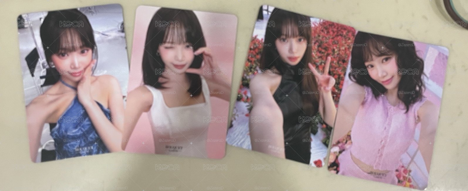 （代購）CHAEWON x BOUQUET GARNI 代言卡（1組四張） 