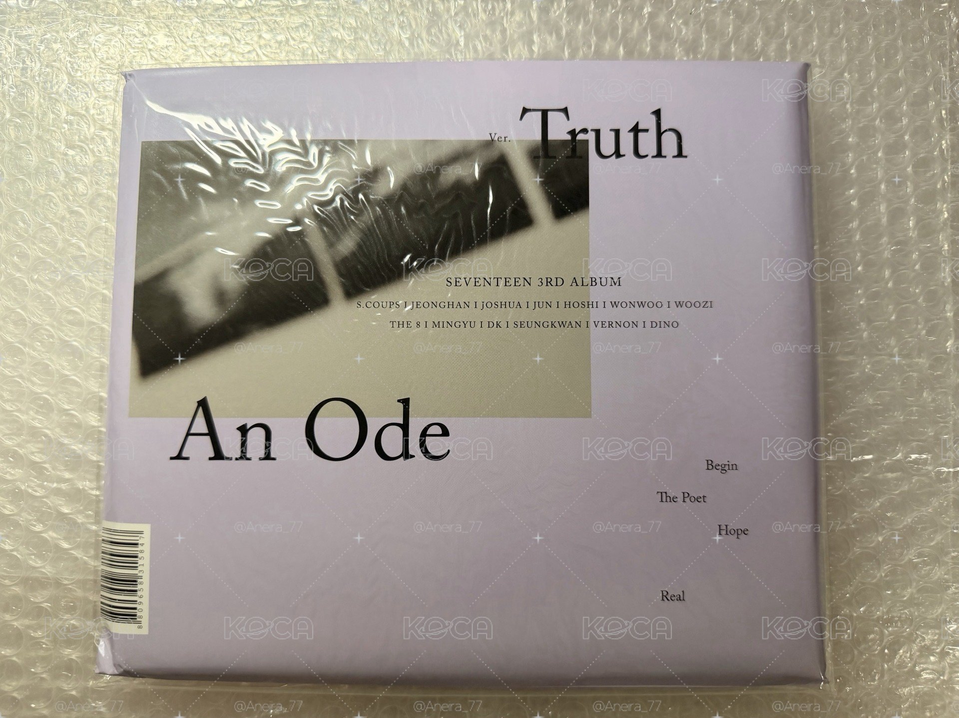 SEVENTEEN正規三：An Ode專輯】未拆正三Truth ver. - KOCA小卡周邊交易平台