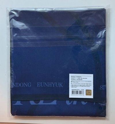 全新未拆 Super Show 10 SJ-core 方巾 頭巾 BANDANA