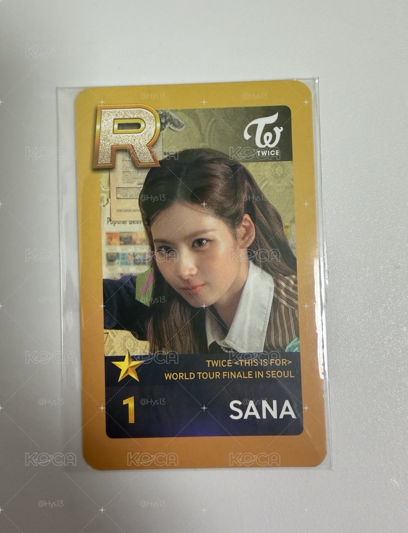 SANA 首爾Finale遊戲卡