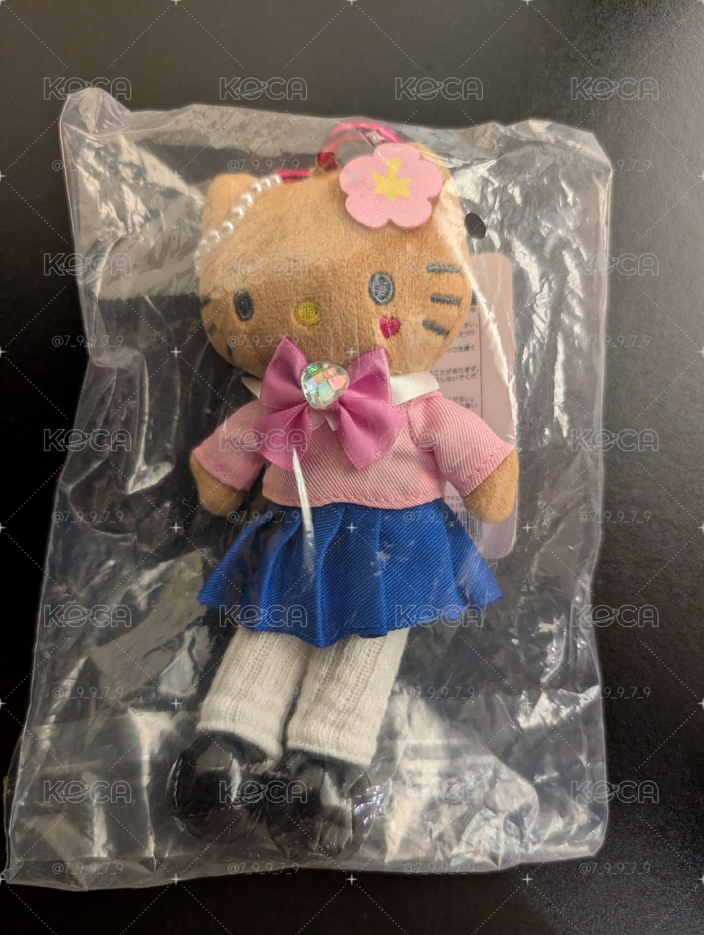 三麗鷗 長腿Kitty 平成辣妹 辣妹Kitty 黑皮