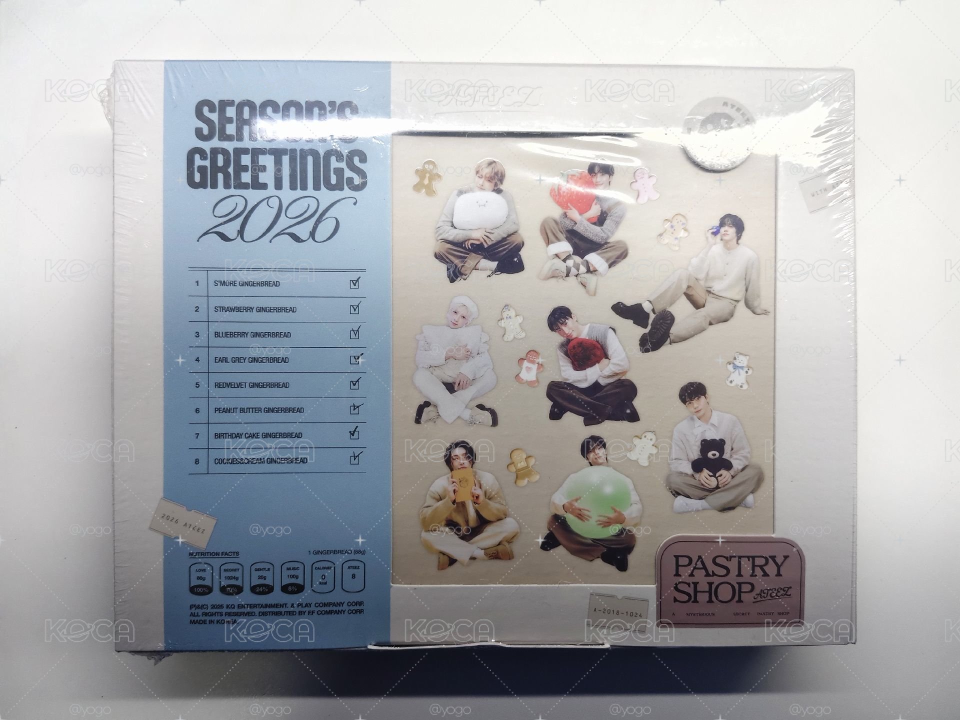 （已保留!!!）2026 season's greetings 年曆 全新未拆