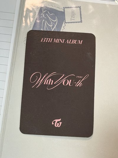 TWICE 子瑜 迷你13輯 SW瑜 特典