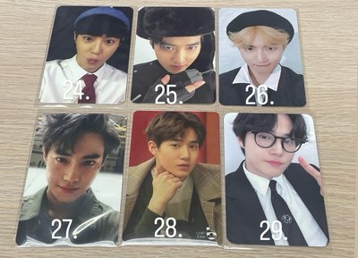 EXO SUHO 金俊勉 專卡/特典卡