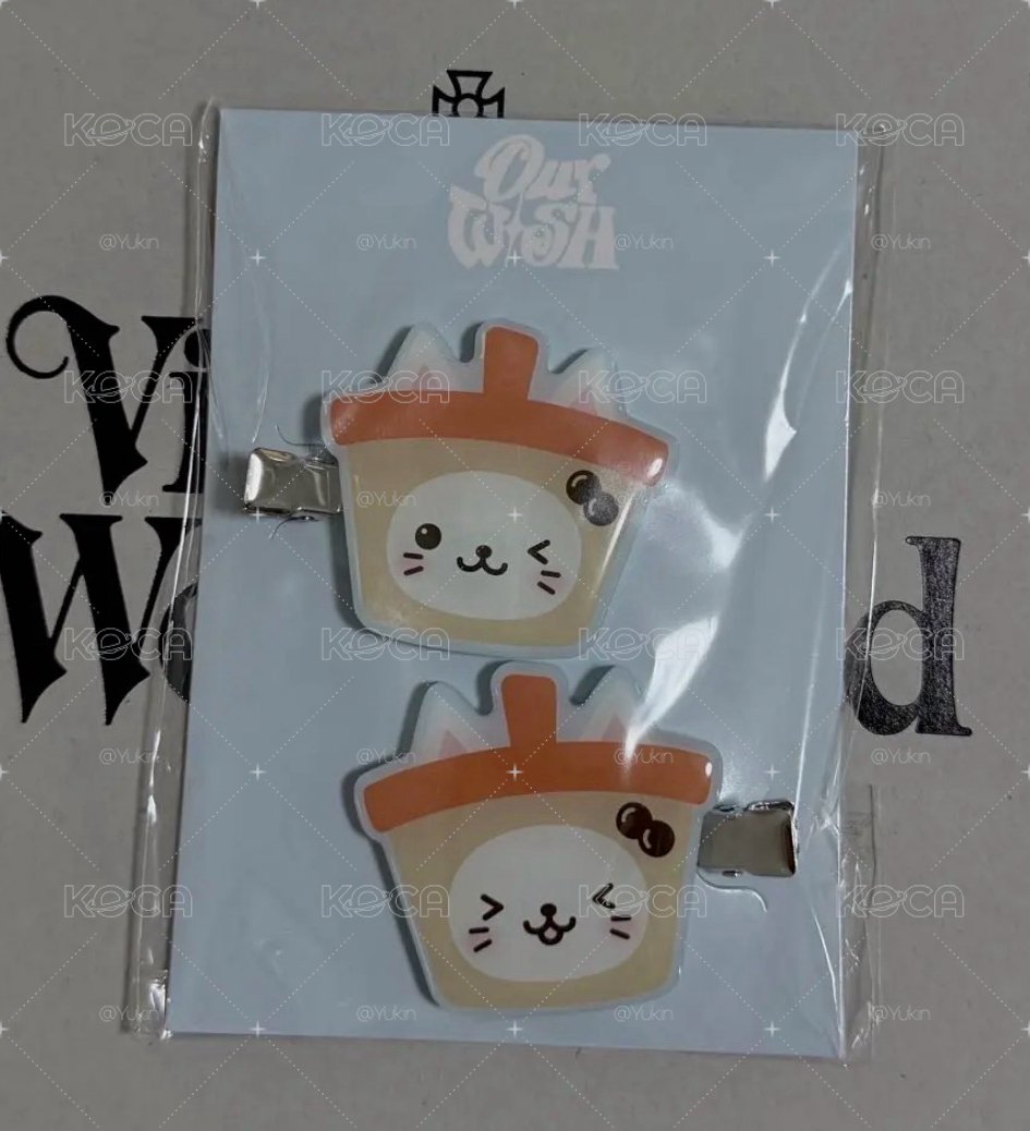 奶茶貓髮夾