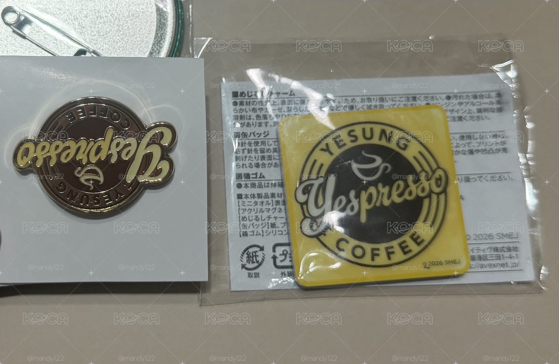 SJ 日本超市 徽章 磁鐵 藝聲