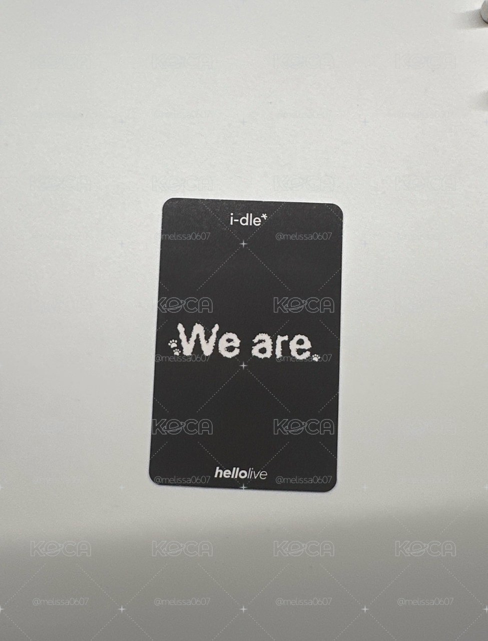 舒華  We are  hl 2.0 簽售卡