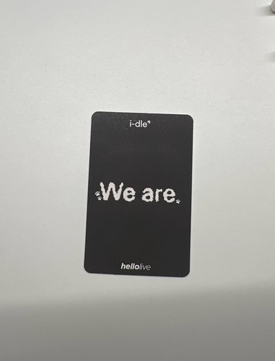 舒華  We are  hl 2.0 簽售卡