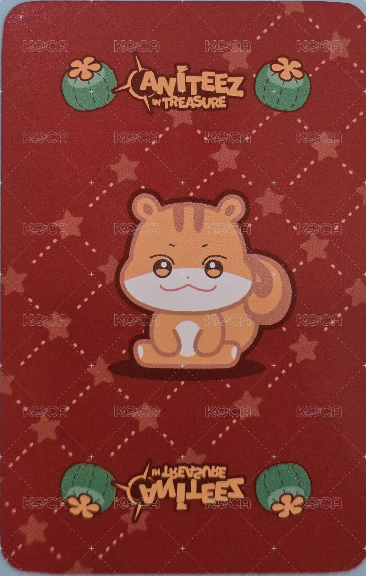 ANITEEZ IN TREASURE 周邊卡  背面