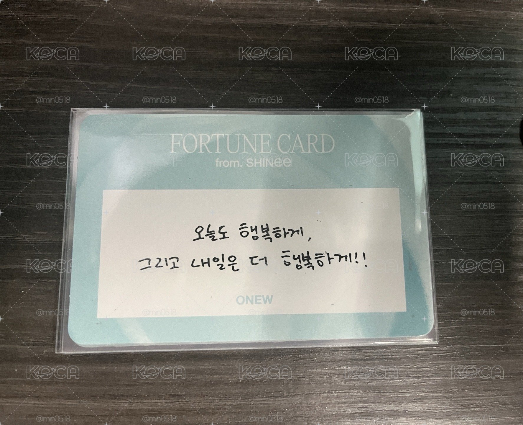 SHINee七巡隨機刮刮卡