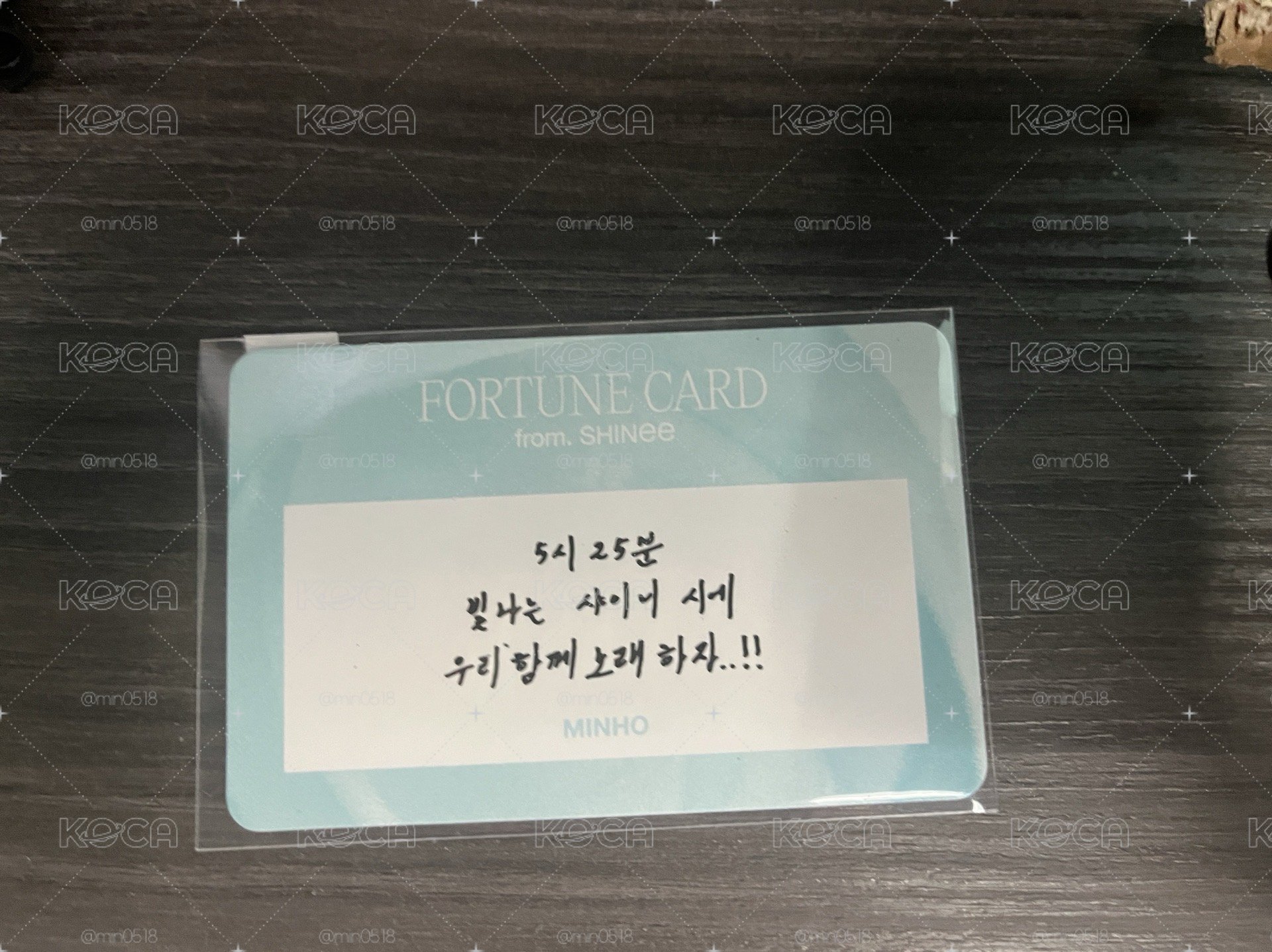 SHINee七巡隨機刮刮卡