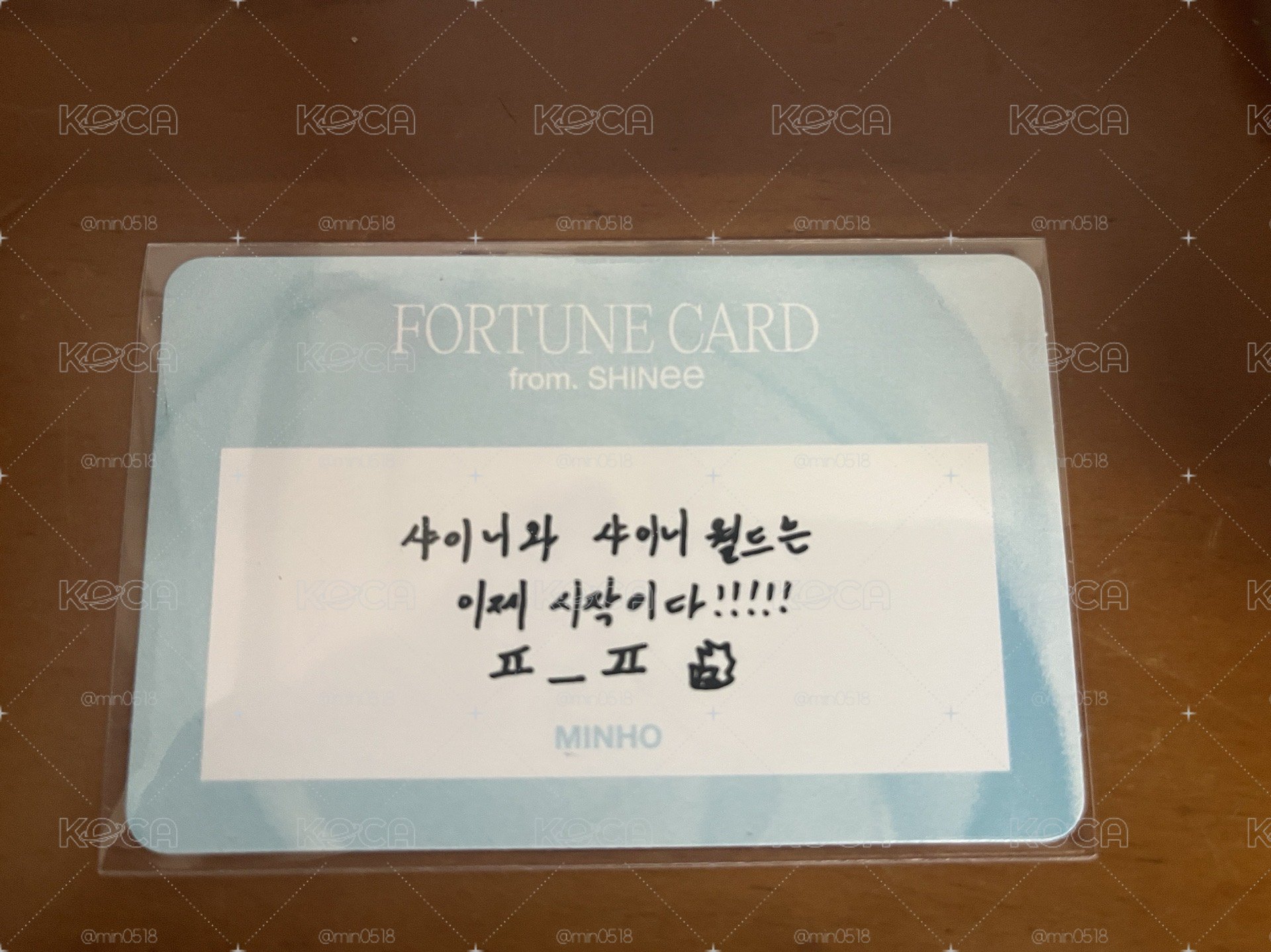 SHINee七巡隨機刮刮卡