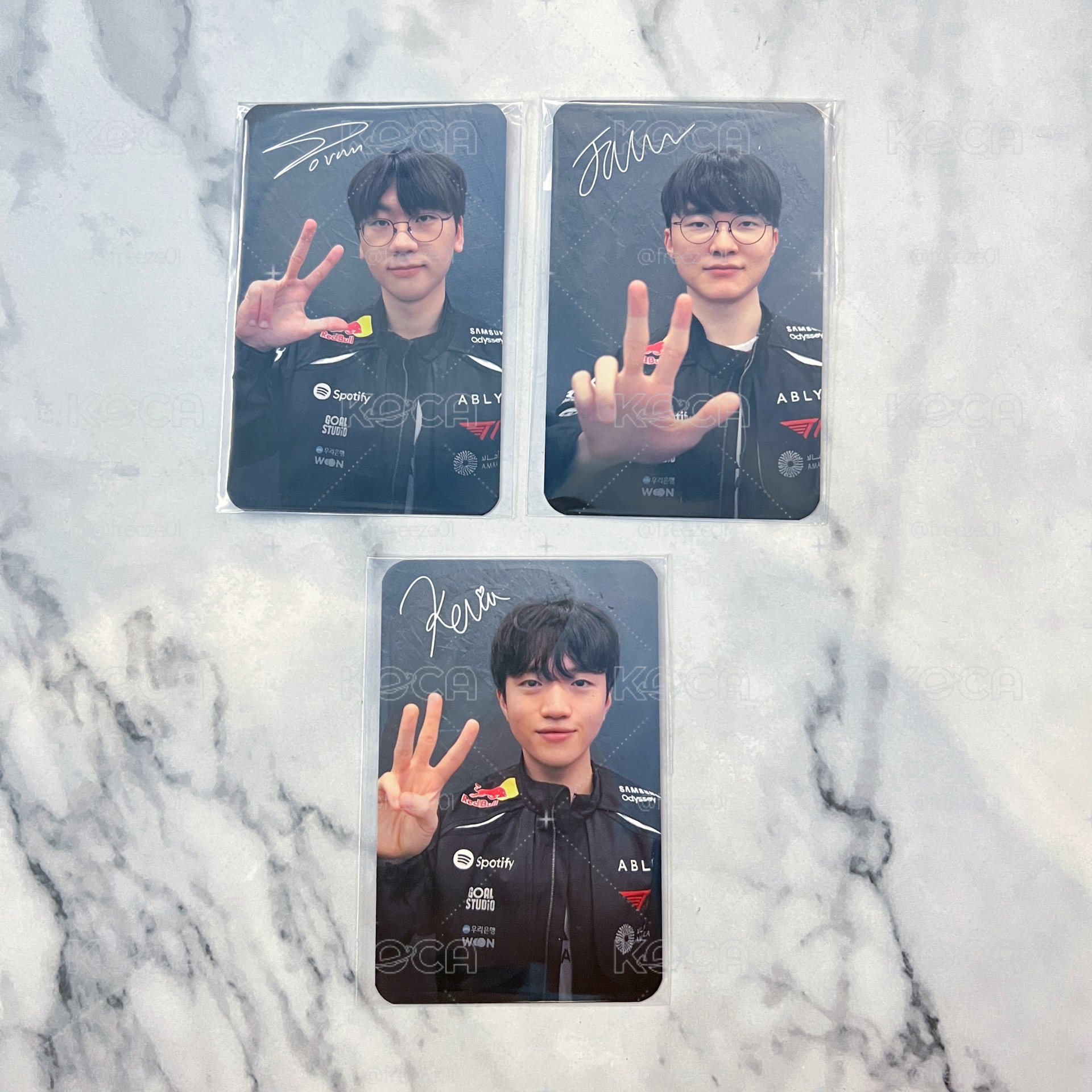 現貨 T1 Basecamp 3週年 儲值小卡 Doran Faker Keria