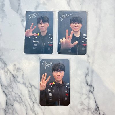 現貨 T1 Basecamp 3週年 儲值小卡 Doran Faker Keria
