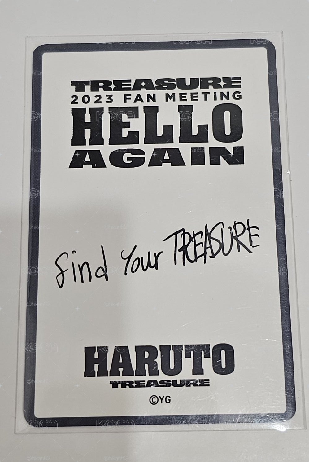 TREASURE【2023 TREASURE FM~HELLO AGAIN~】HARUTO 🦋