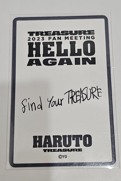 TREASURE【2023 TREASURE FM~HELLO AGAIN~】HARUTO 🦋