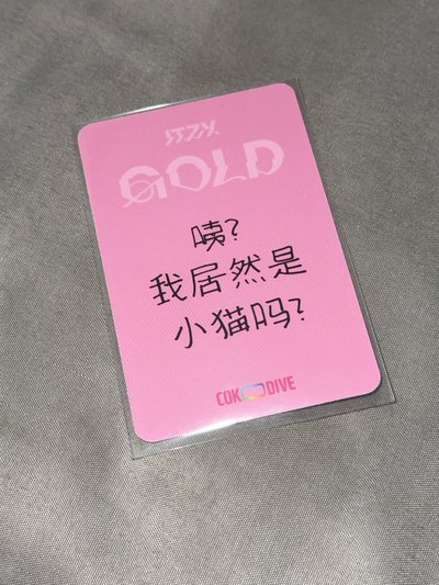 禮志GOLD中背特典