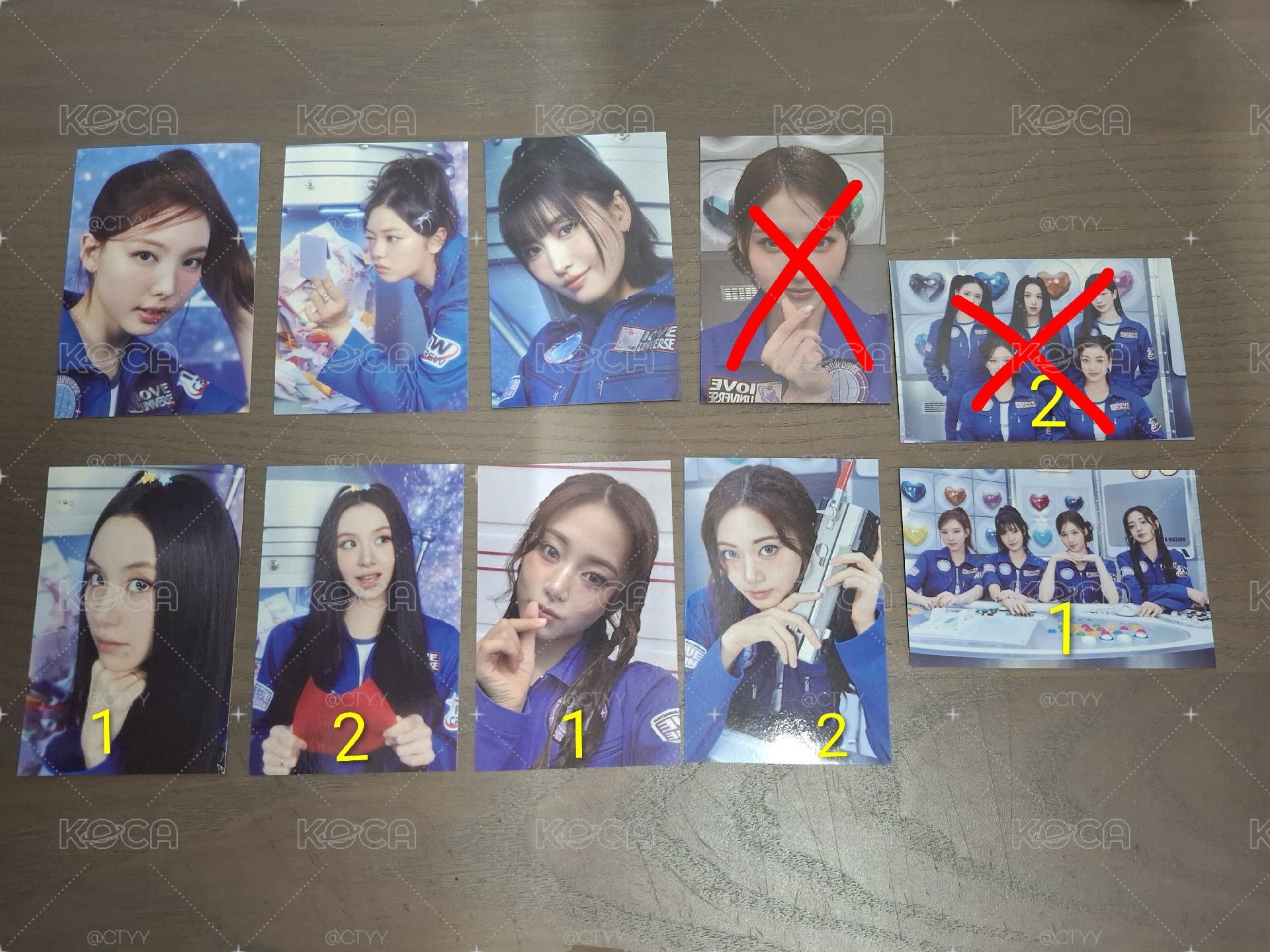 TWICE 25FM 小卡