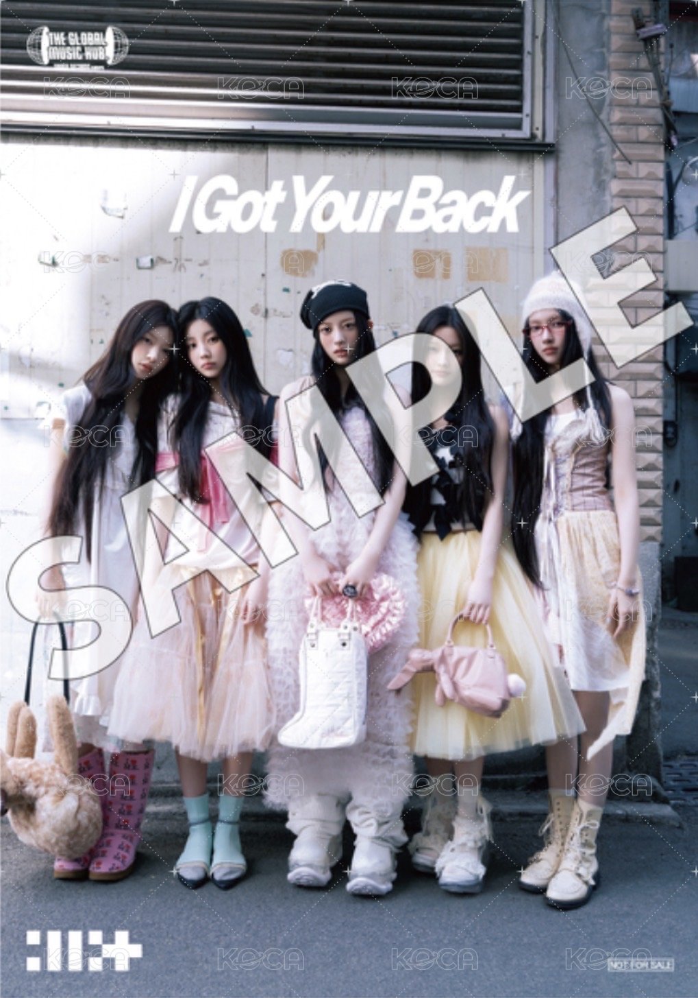 I Got Your Back 澀谷塔店快閃 明信片  背面