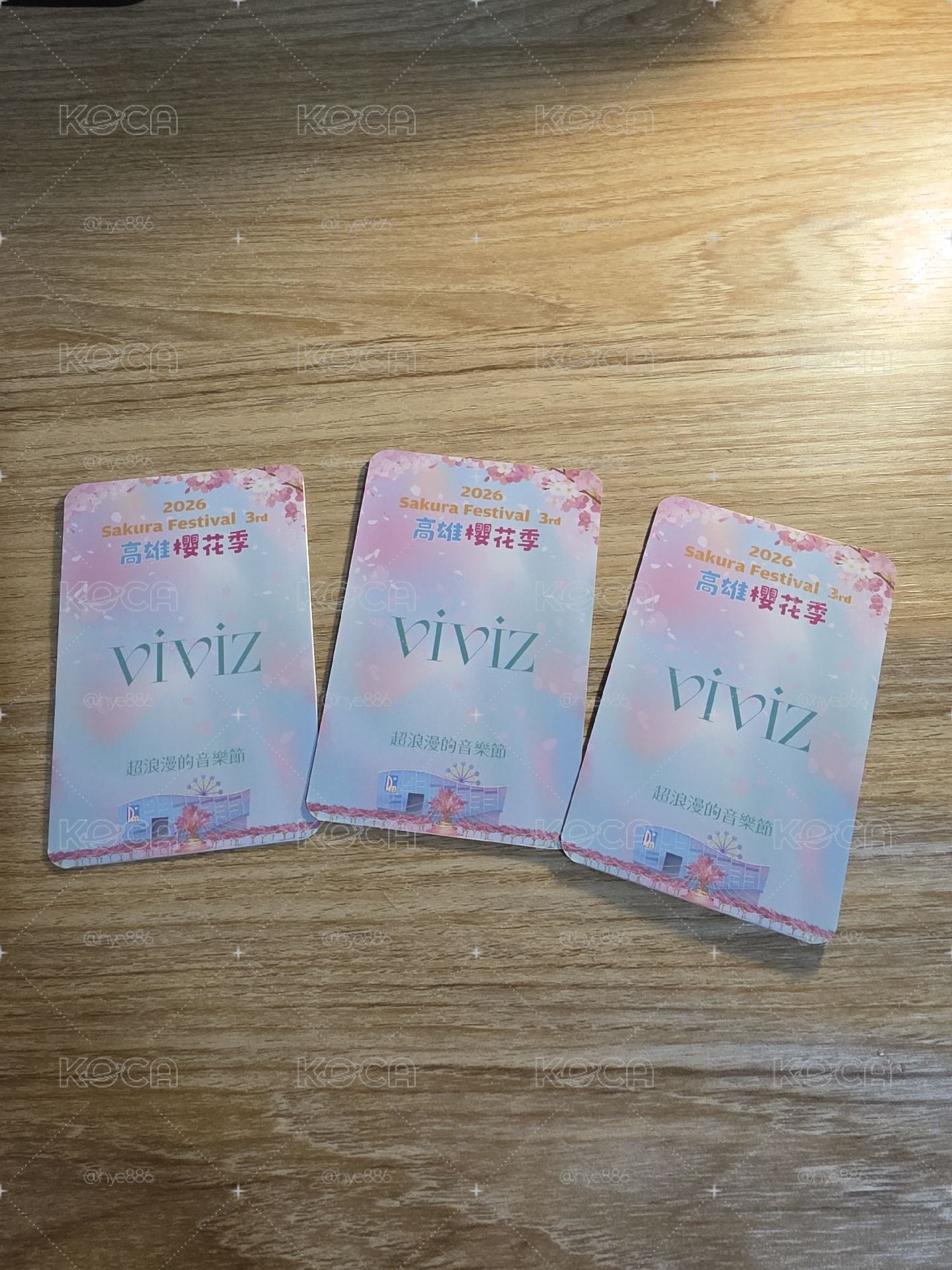 VIVIZ 櫻花季小卡