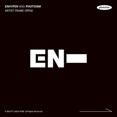 ENHYPEN UNSEEN X photoism 人生四格卡 貼紙 代印 1組兩張