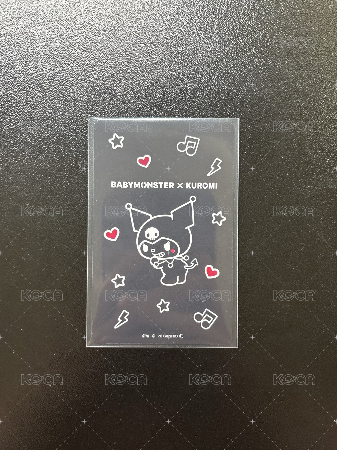 BABYMONSTER X Kuromi 酷洛米 隨機卡 