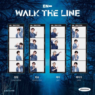 ENHYPEN ENniversary X photoism 人生四格卡 貼紙 代印 1組兩張