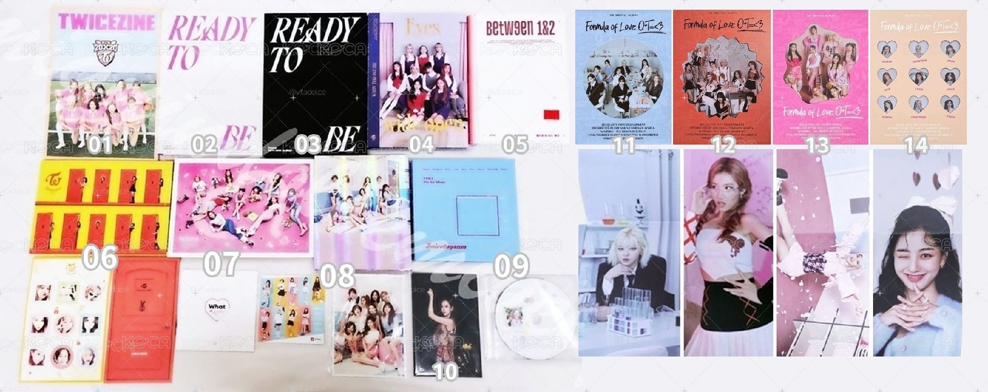 TWICE KR ALBUM SET 韓語空專套組 💿