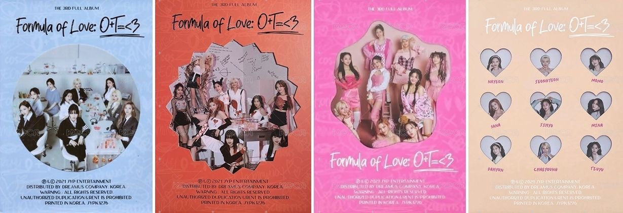 TWICE KR ALBUM SET 韓語空專套組 💿