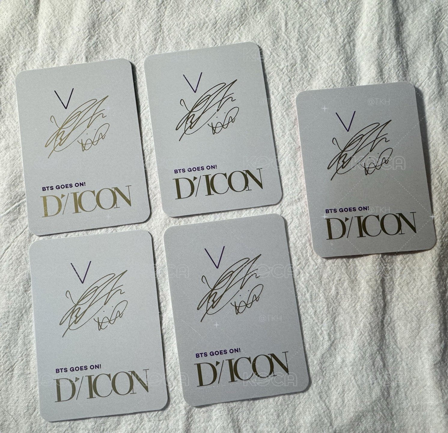 D-ICON VOL.10 BTS GOES ON! 泰亨小卡組