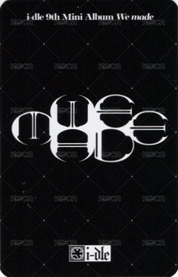 We made mp 3.0 幸運卡  背面