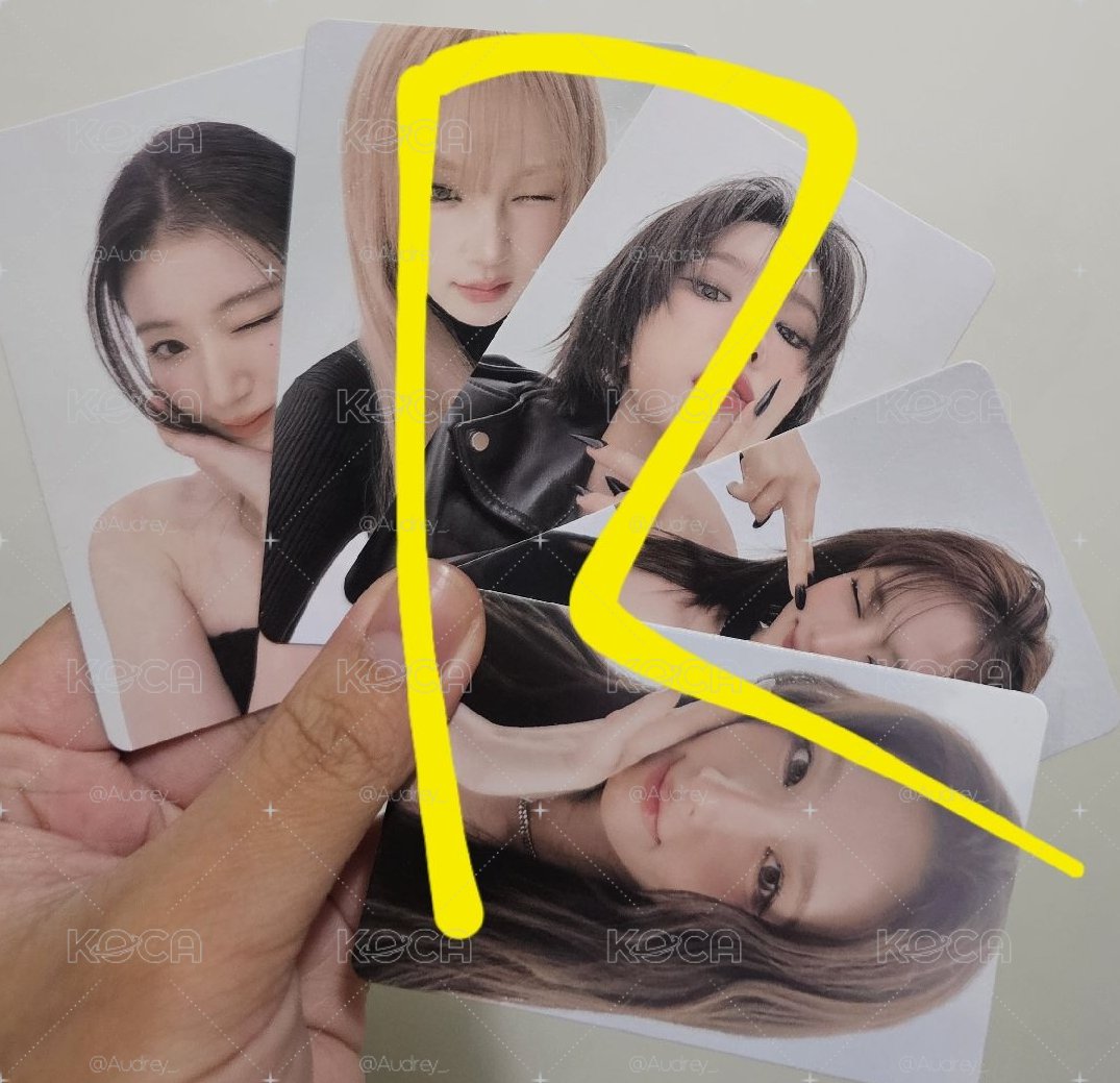 i-dle 台灣台北 入場卡、手燈卡