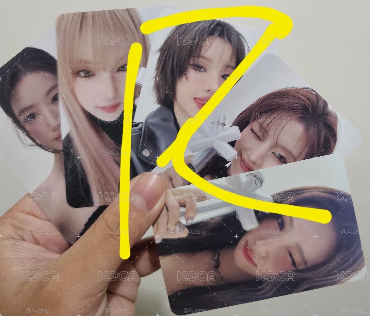 i-dle 台灣台北 入場卡、手燈卡