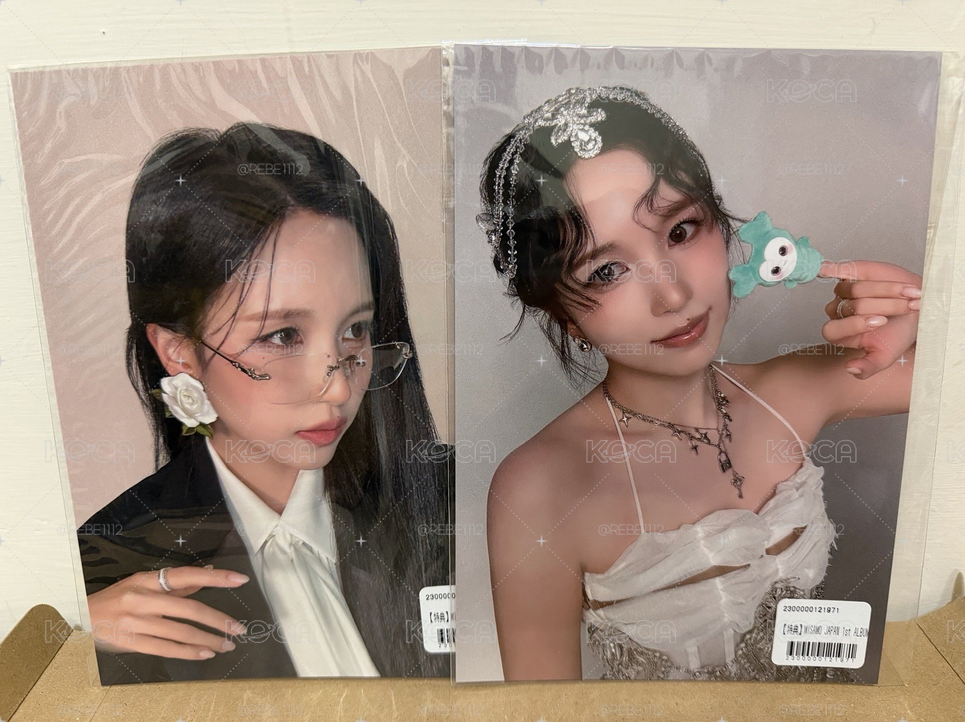 MISAMO PLAY OJ特典 A5明信片 MINA 2張一組