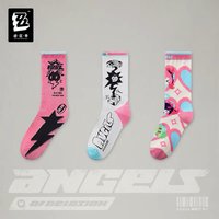 三Z Studio 系列 妄想天使 印花刺繡襪子set