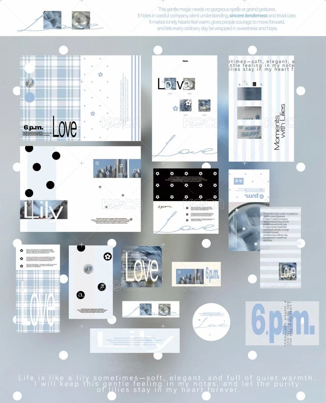 暮色漫藍