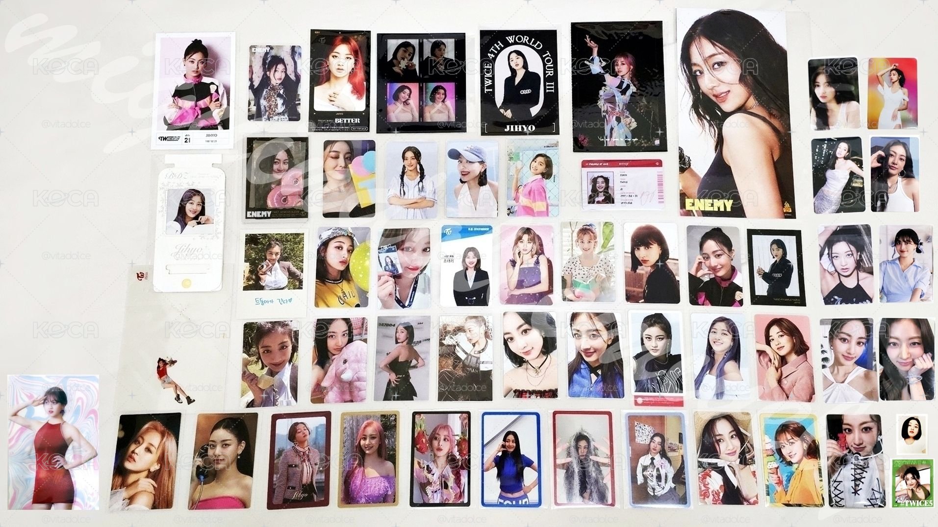 TWICE JIHYO 志效小卡周邊區 💛 編號見圖三 💫