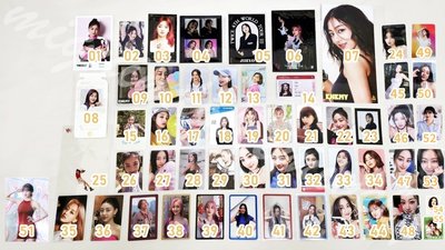TWICE JIHYO 志效小卡周邊區 💛 編號見圖三 💫